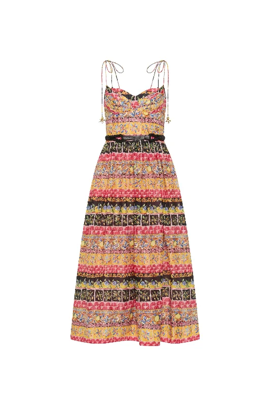 Boho Midi Dresses for 2025 -Alessia Strap Midi Dress