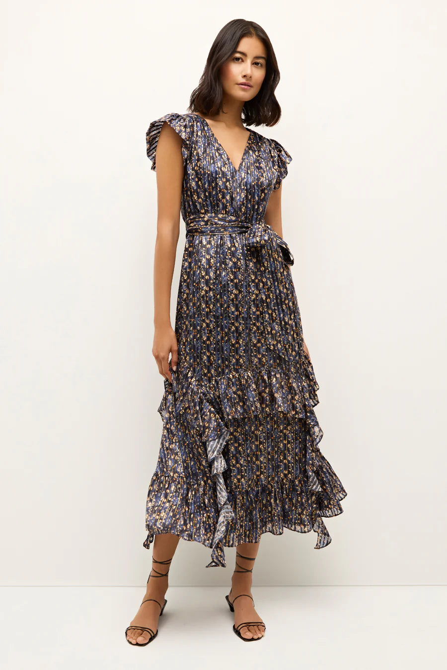 Bell-Hem Midi Dresses -Uma Dress Kaleidoscope