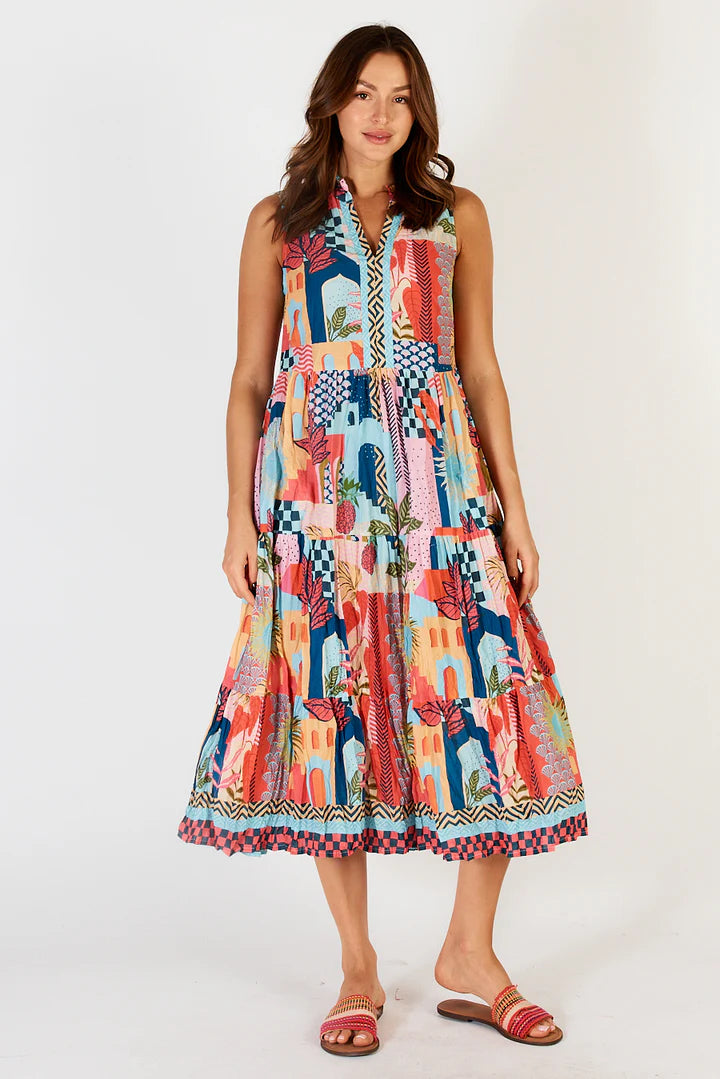 Midi Dresses for Day Trips -Solaire S/less Midi Dress