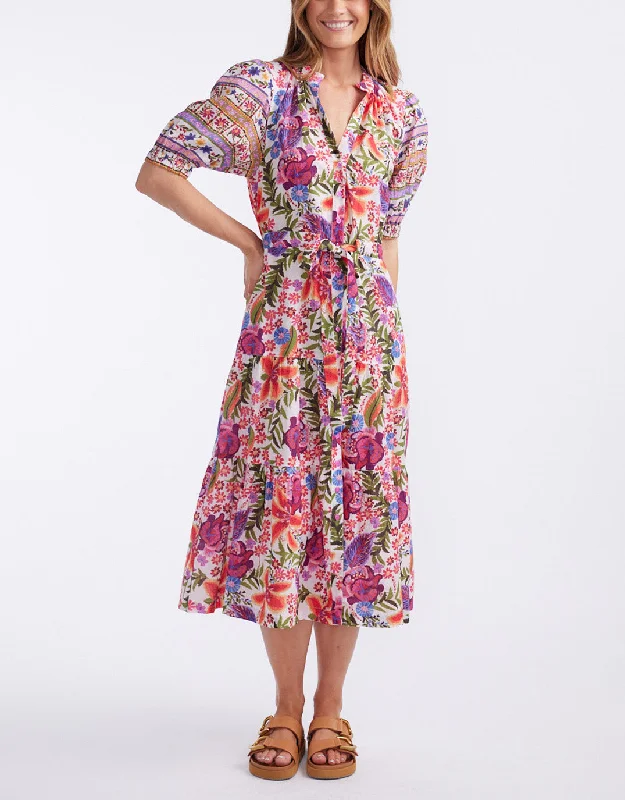 Midi Dresses for Summer Fun -Austen Midi Dress - Tulleries Print