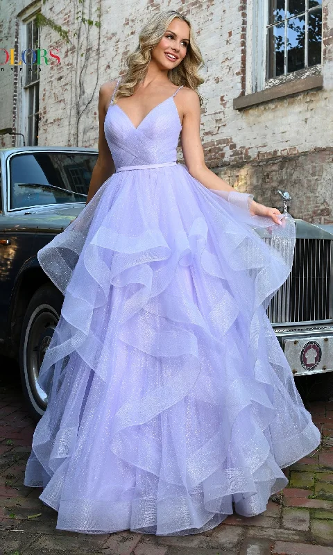 Cool-Hue Evening Dress -Colors Dress 2381 Formal Prom Dress