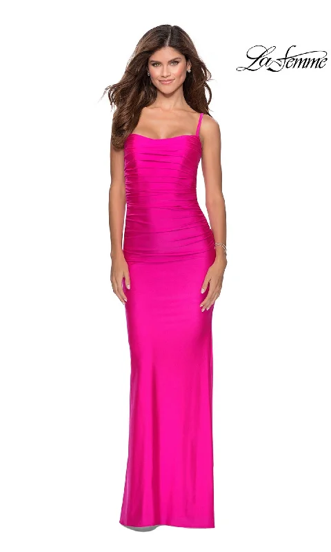 Vibrant Evening Dress -La Femme 28398 Formal Prom Dress