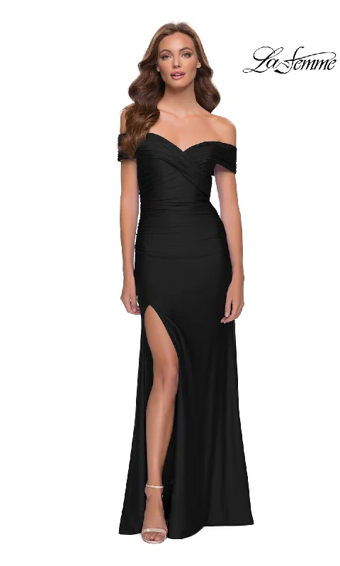 Cool-Tone Evening Dress -La Femme 29781 Formal Prom Dress