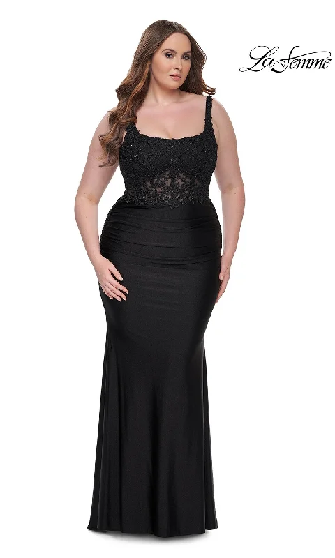 Award Evening Dress -La Femme 31273 Formal Plus-Size Prom Dress