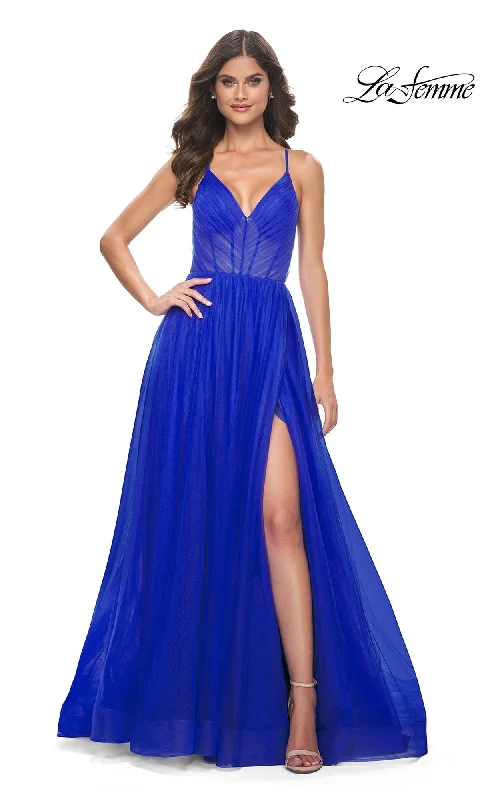 Night-Edge Evening Dress -La Femme 31457 Formal Prom Dress