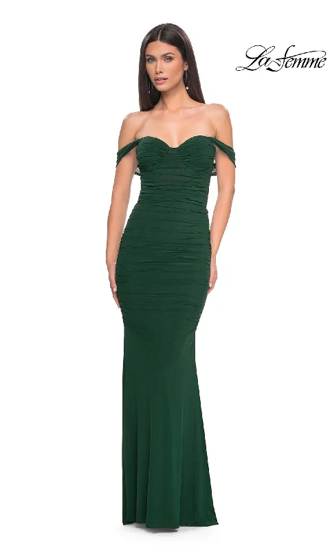 Swing-Edge Evening Dress -La Femme 31914 Formal Prom Dress