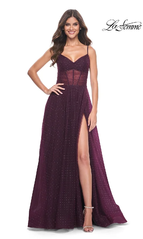 Shift-Edge Evening Dress -La Femme 31970 Formal Prom Dress