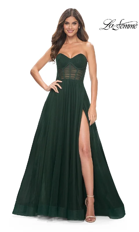 High-Neck-Design Evening Dress -La Femme 31971 Formal Prom Dress