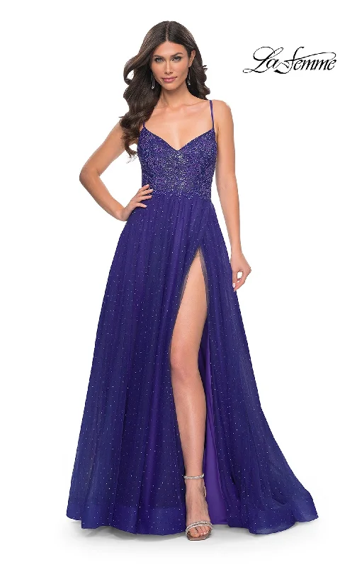 Loose-Fit Evening Dress -La Femme 32020 Formal Prom Dress