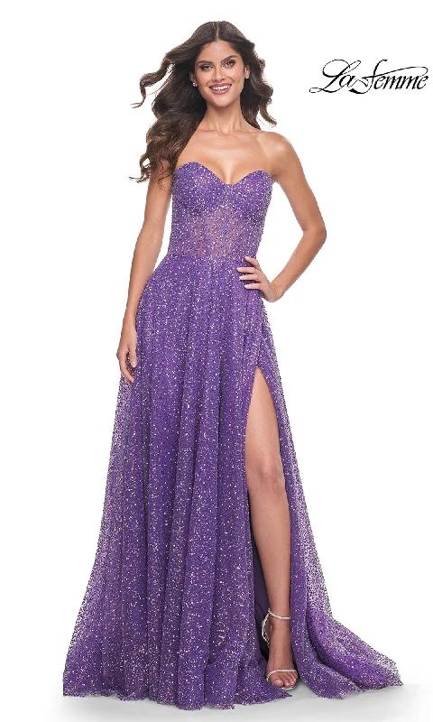 Book-Launch Evening Dress -La Femme 32136 Formal Prom Dress