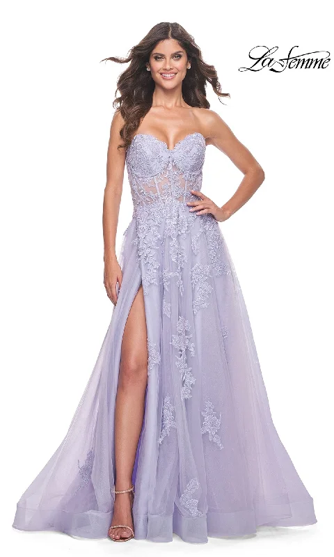 Fun-Date Evening Dress -La Femme 32145 Formal Prom Dress