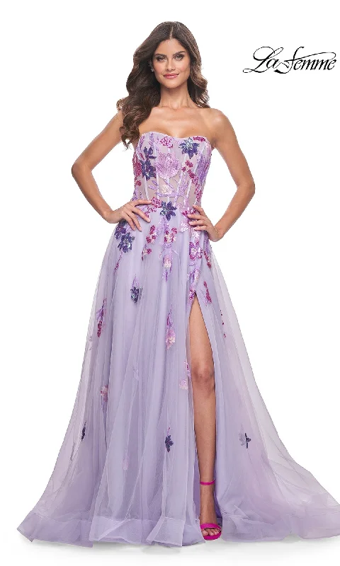 Garden Evening Dress -La Femme 32156 Formal Prom Dress