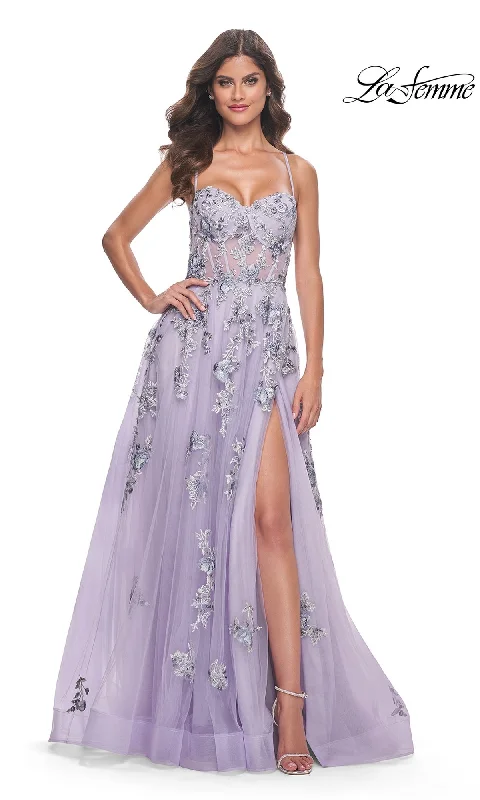 Picnic Evening Dress -La Femme 32221 Formal Prom Dress