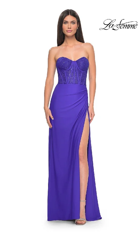 Neon Evening Dress for Boldness -La Femme 32234 Formal Prom Dress