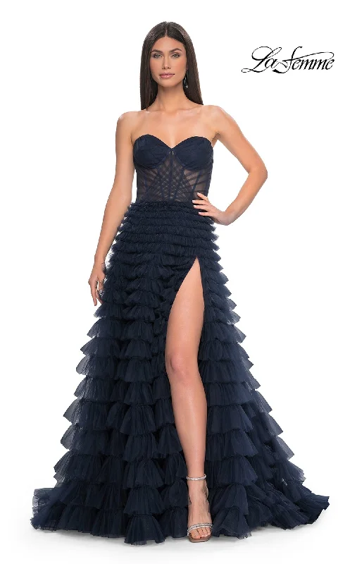 A-Line Evening Dress -La Femme 32283 Formal Prom Dress