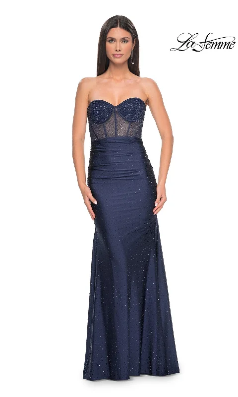 Drop-Waist Evening Dress -La Femme 32316 Formal Prom Dress