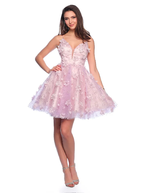 Glitter Party Dress -Short Cocktail Dress by Dave and Johnny 11751