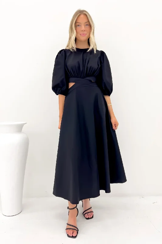 Maxi Dresses for Boat Days -Ava Maxi Dress Black