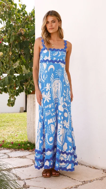 Maxi Dresses for Club Fun -Eaton Maxi Dress - Frances Collection