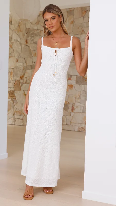 Evelyn Maxi Dress - White