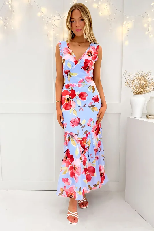 Flared-Edge Maxi Dresses -Sophie Maxi Dress Enchanted