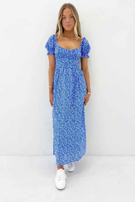 Cutout Maxi Dresses for Edge -Tara Maxi Dress Print